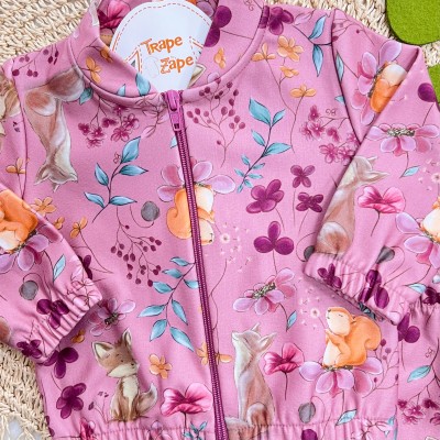 Conj. Jaqueta e Calça Floresta Encantada - Uva